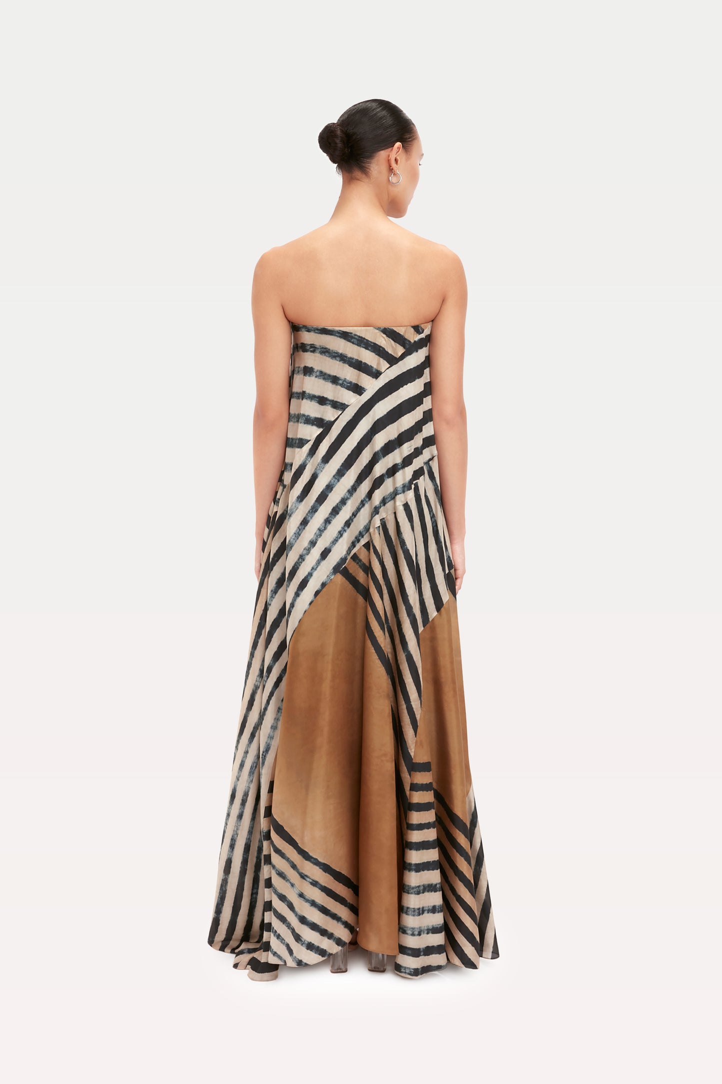 Elora Dress ( Habotai Zebra )