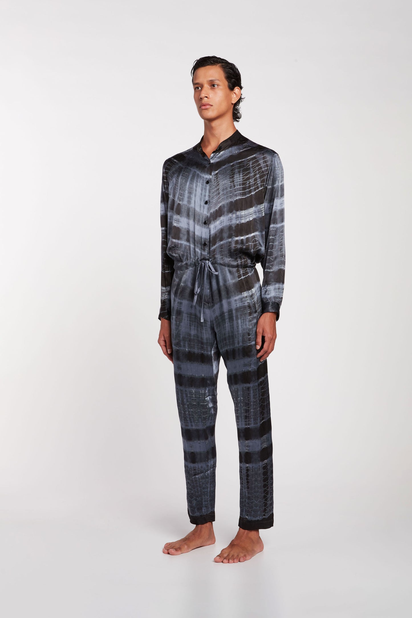 Maximus Silk Jumpsuit With Shibori Dye