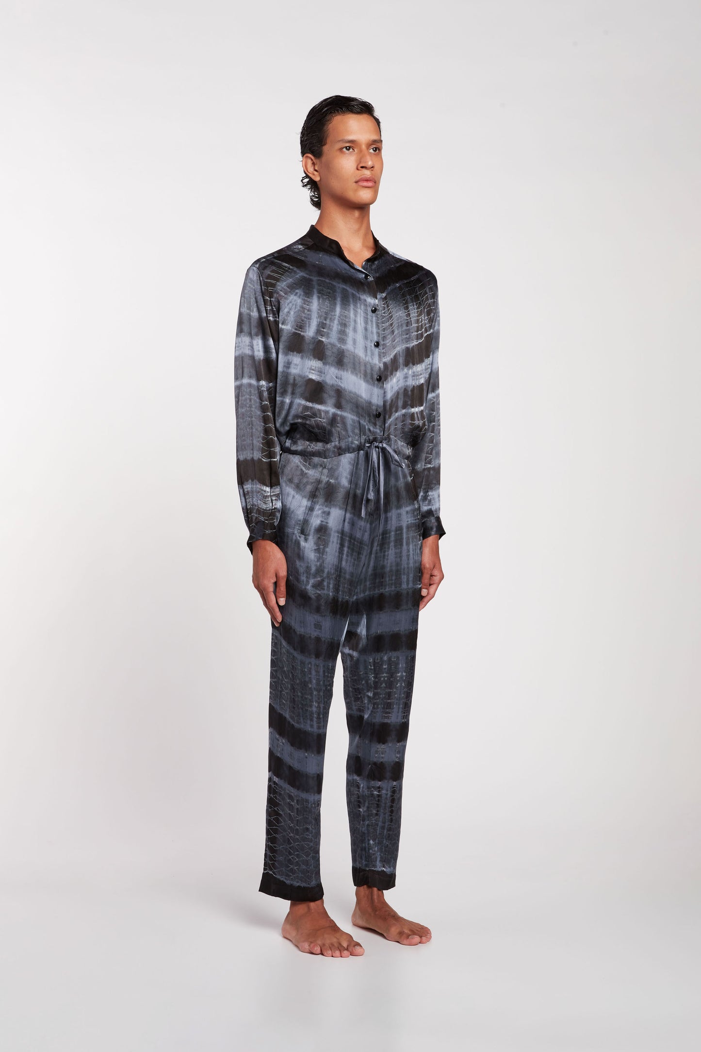 Maximus Silk Jumpsuit With Shibori Dye