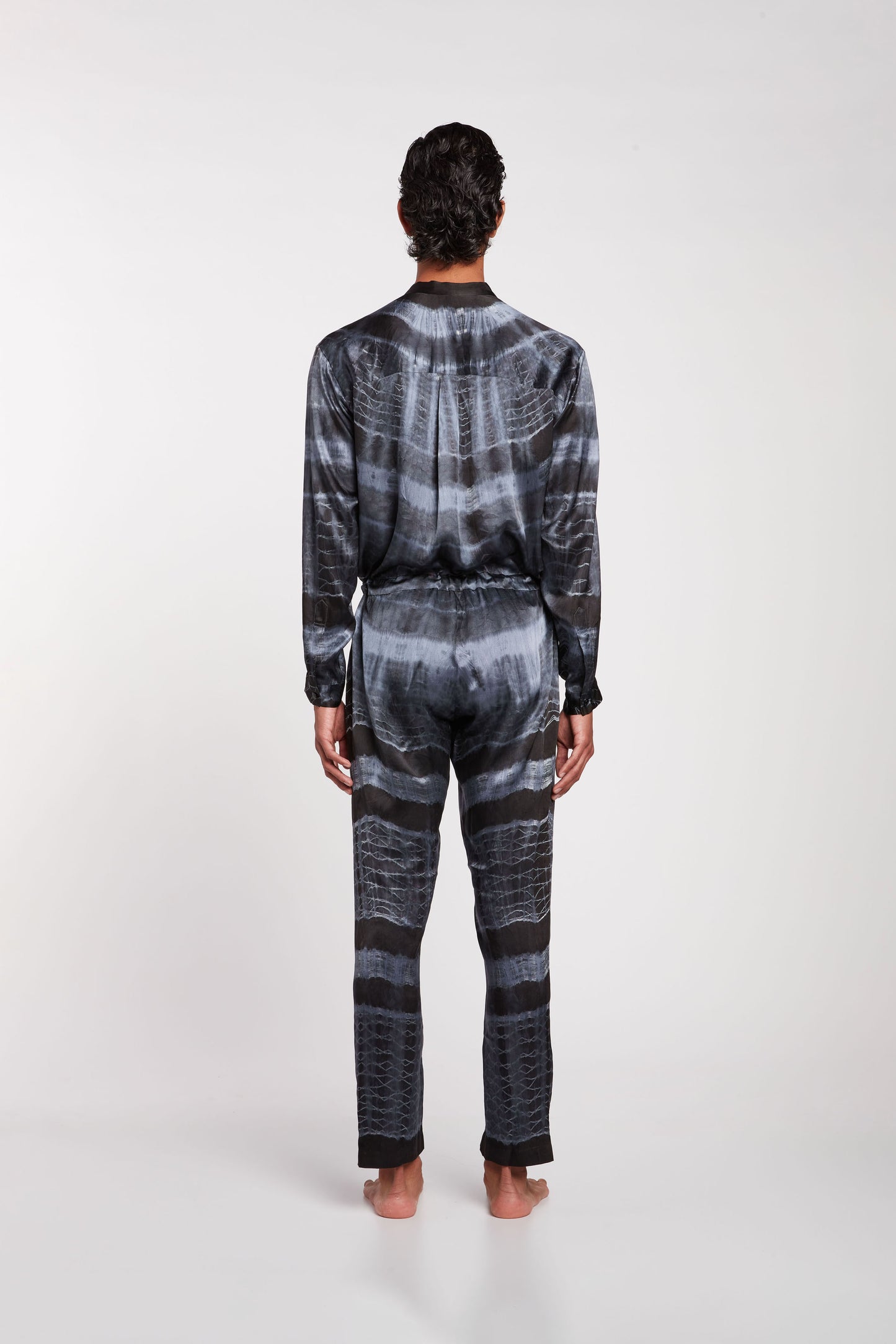 Maximus Silk Jumpsuit With Shibori Dye