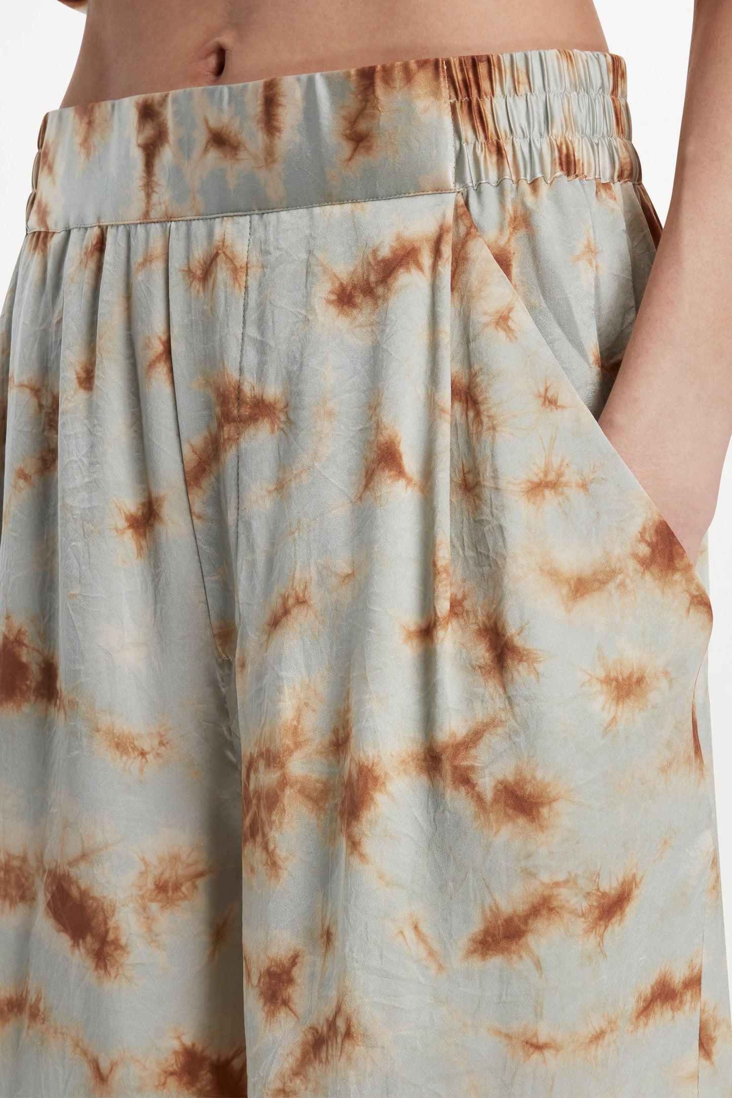 LAZARUS SHORTS ( MARBLE BRONZE BLUE )