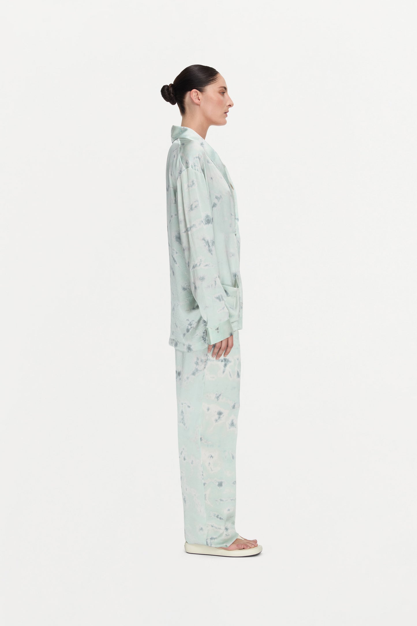 GILBERT TROUSERS ( MINT GREY )