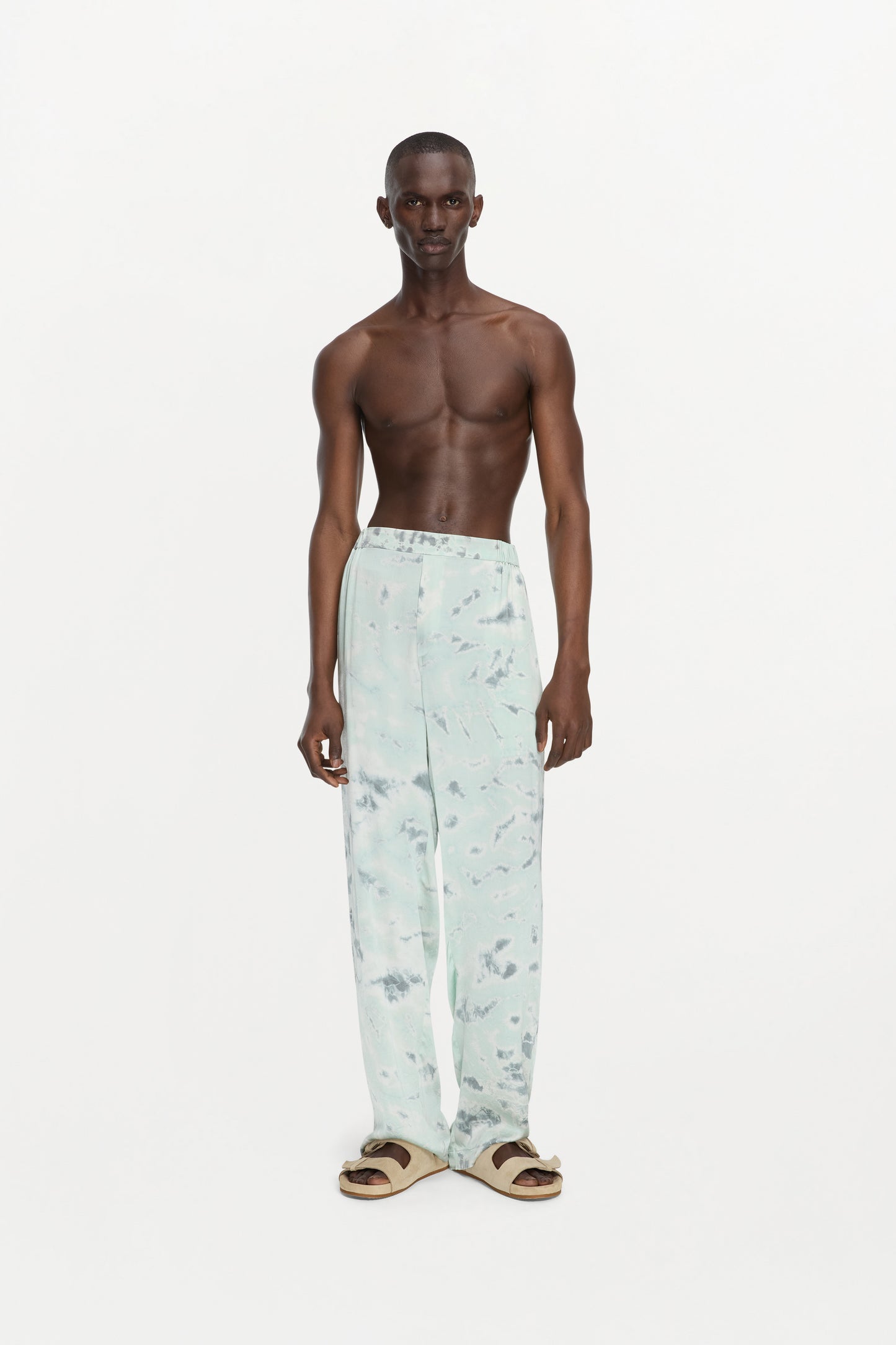 GILBERT TROUSERS ( MINT GREY )