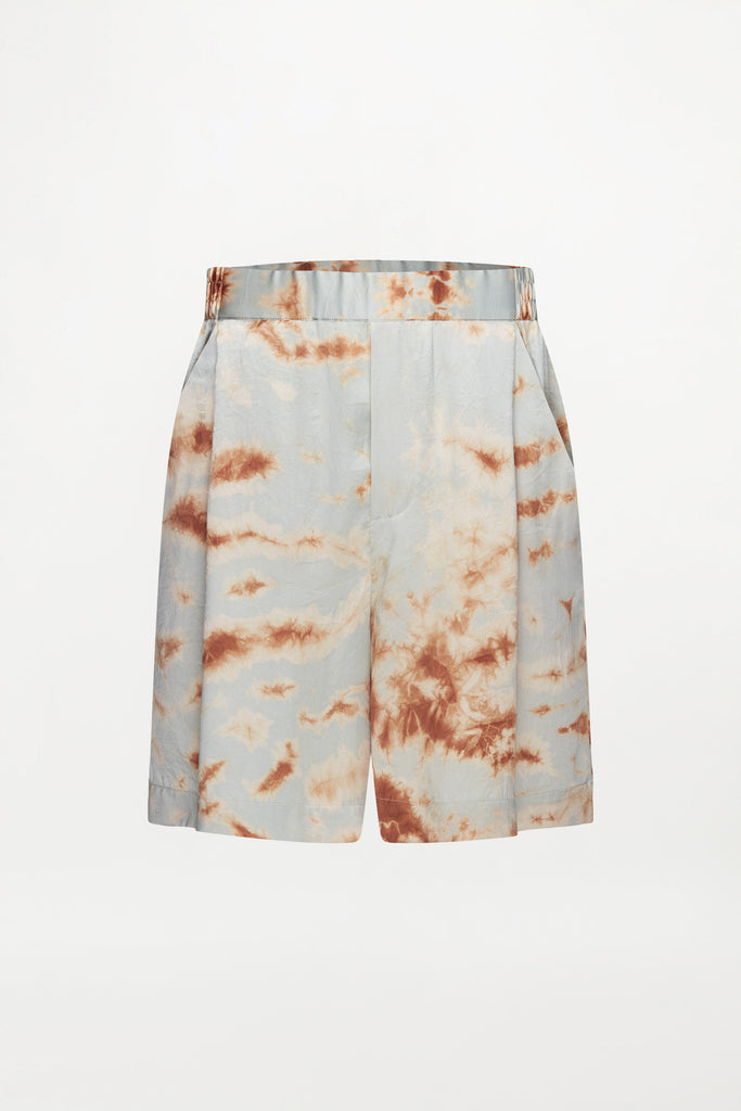 LAZARUS SHORTS ( MARBLE BRONZE BLUE )