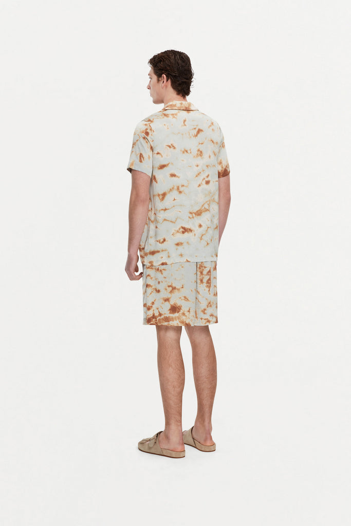 OTTO SHIRT ( MARBLE BRONZE BLUE )