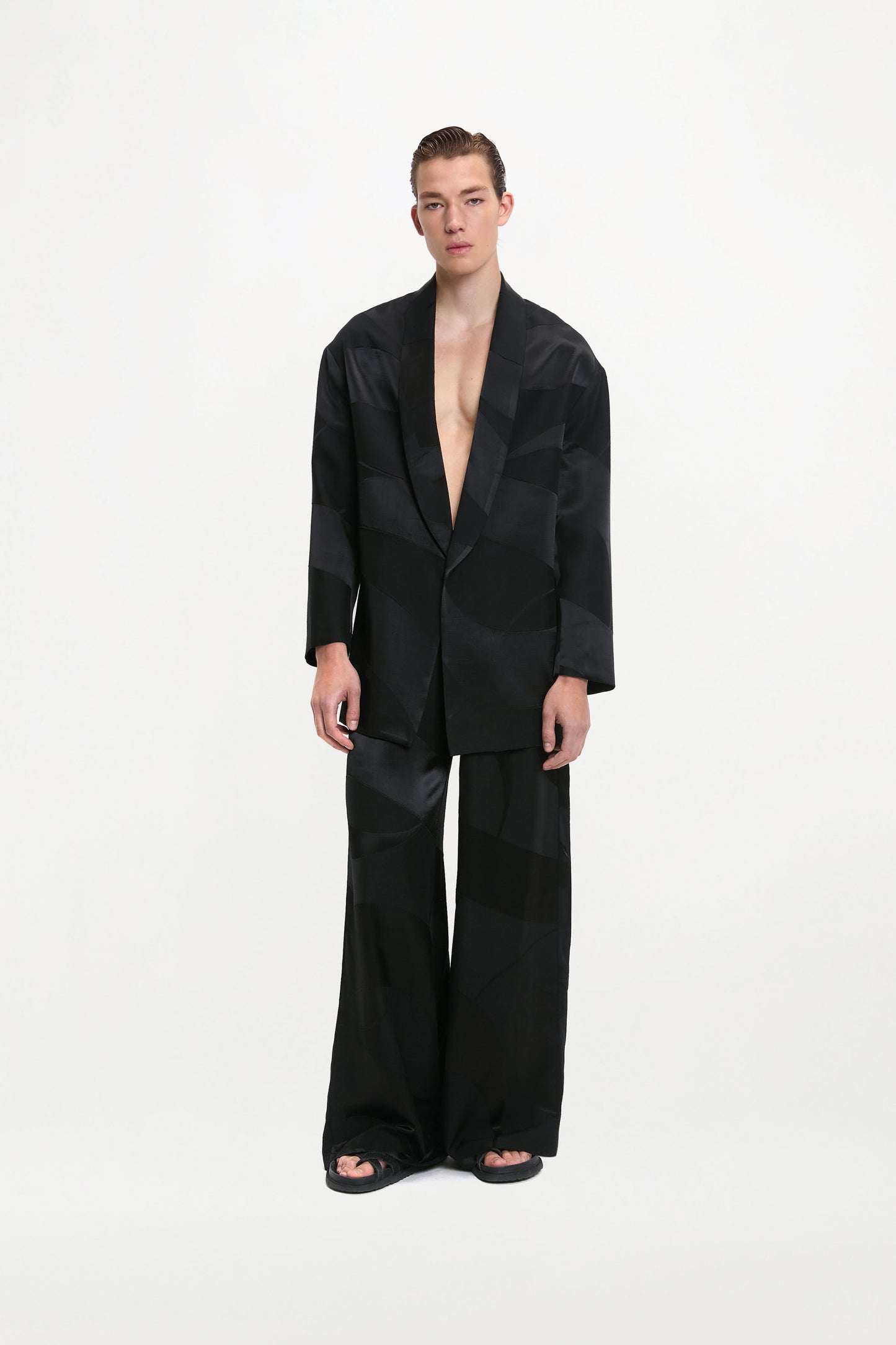 CLEMENT TROUSERS ( BLACK MONOGRAM)