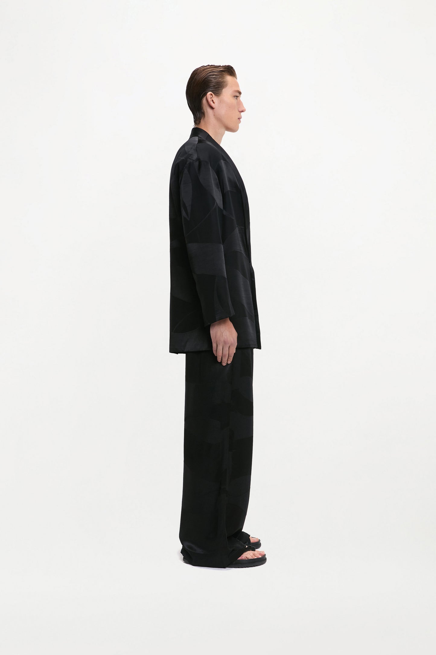 CLEMENT TROUSERS ( BLACK MONOGRAM)