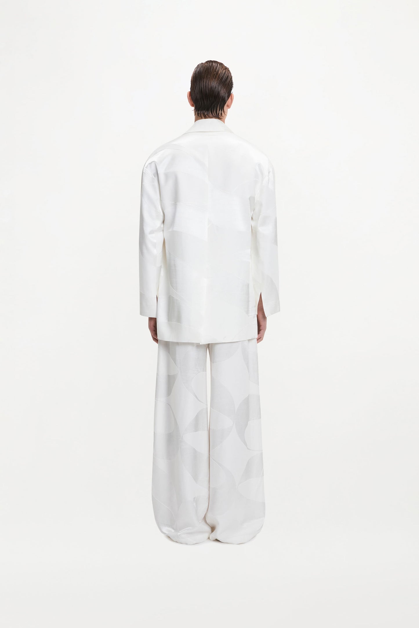 CLEMENT TROUSERS ( IVORY MONOGRAM )