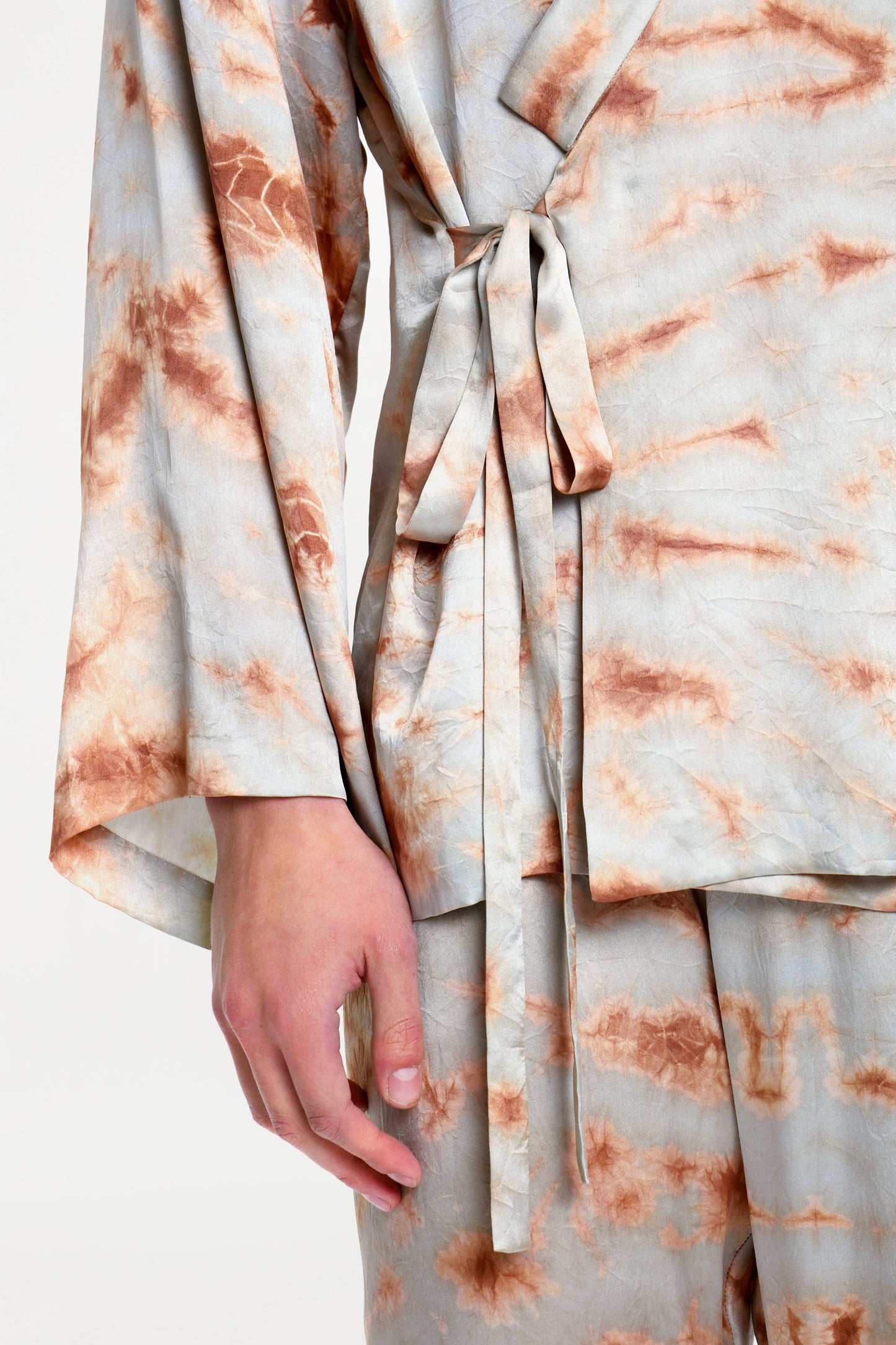 TAO TROUSERS ( MARBLE BRONZE BLUE )