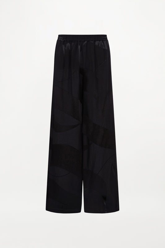 CLEMENT TROUSERS ( BLACK MONOGRAM)