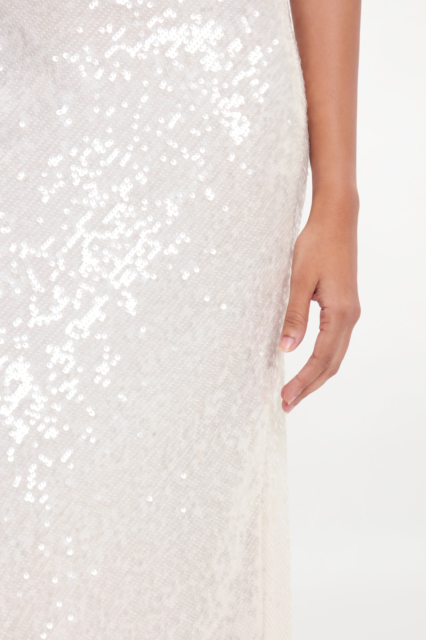 Agnes Skirt ( Ivory Sequin )