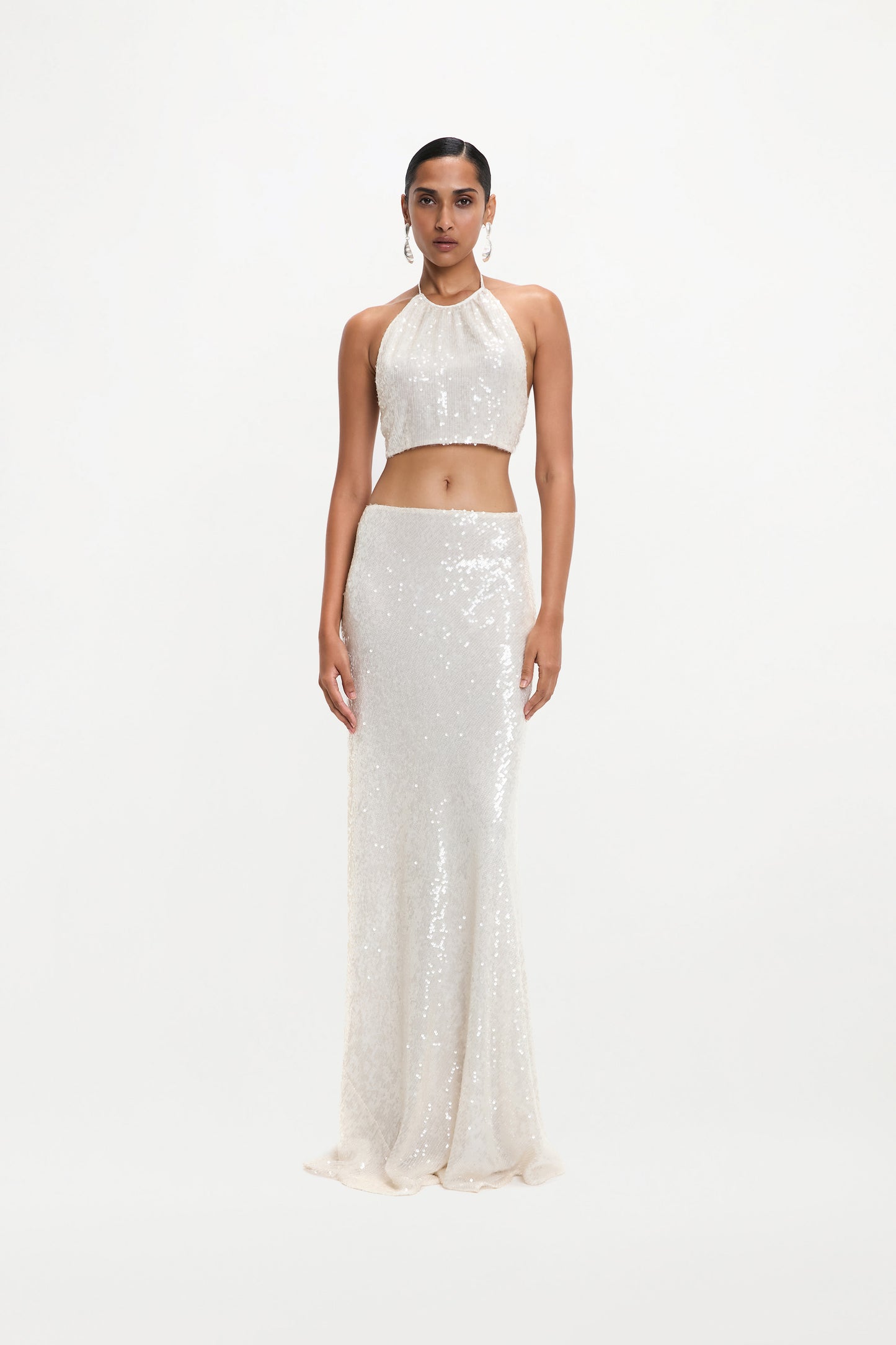 Agnes Skirt ( Ivory Sequin )