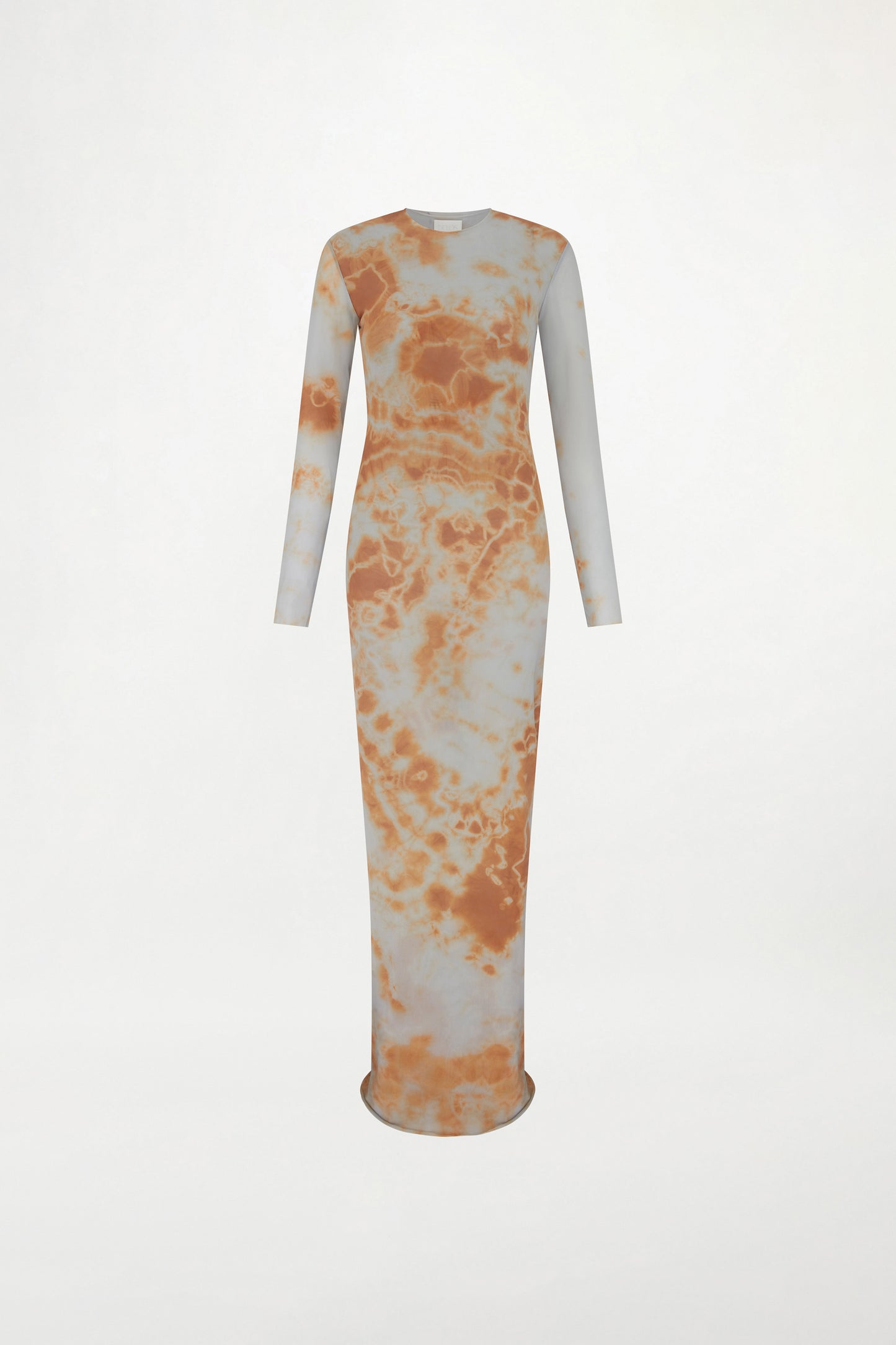 ZITA DRESS ( GREY/BROWN )