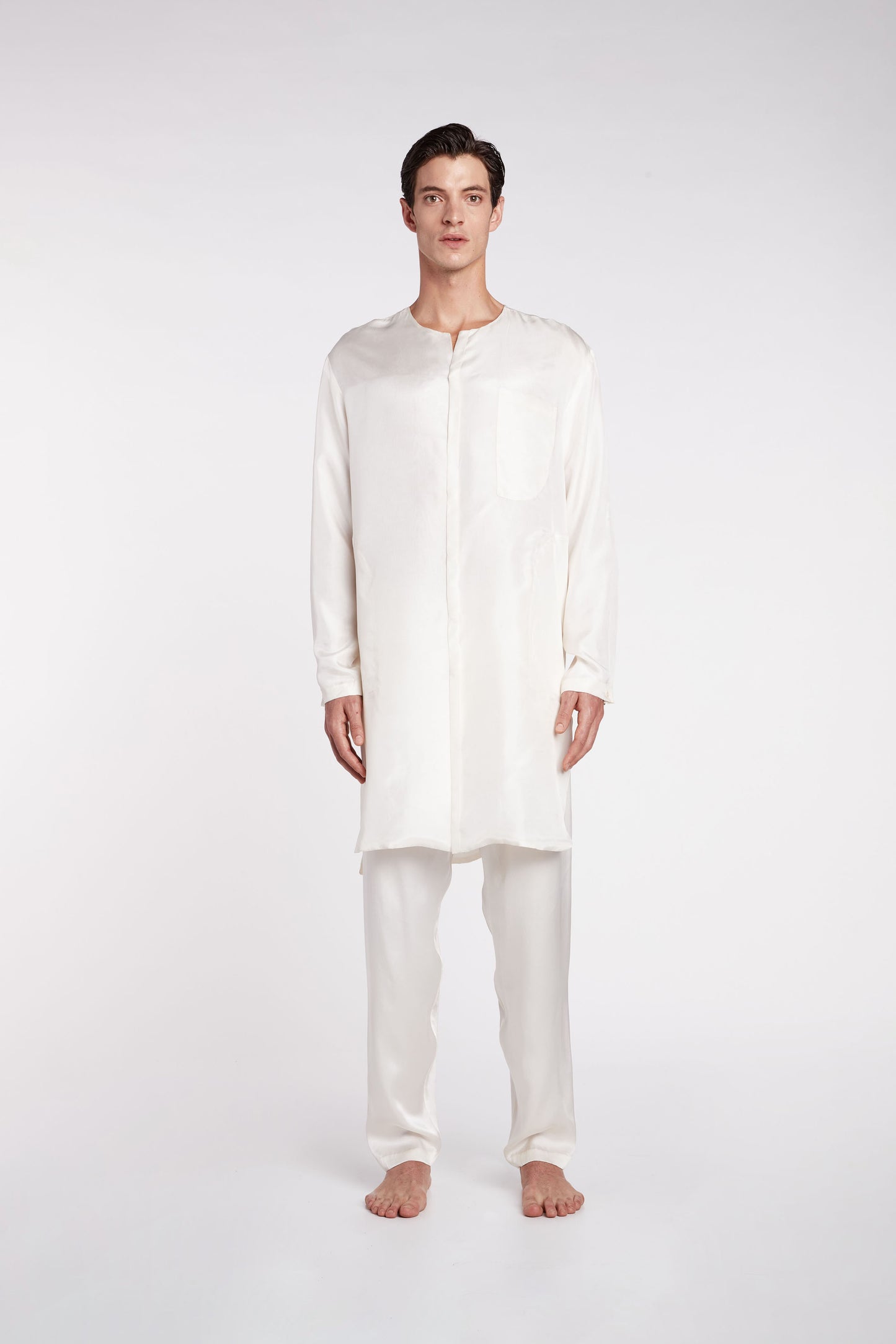 Philo Long Silk Shirt