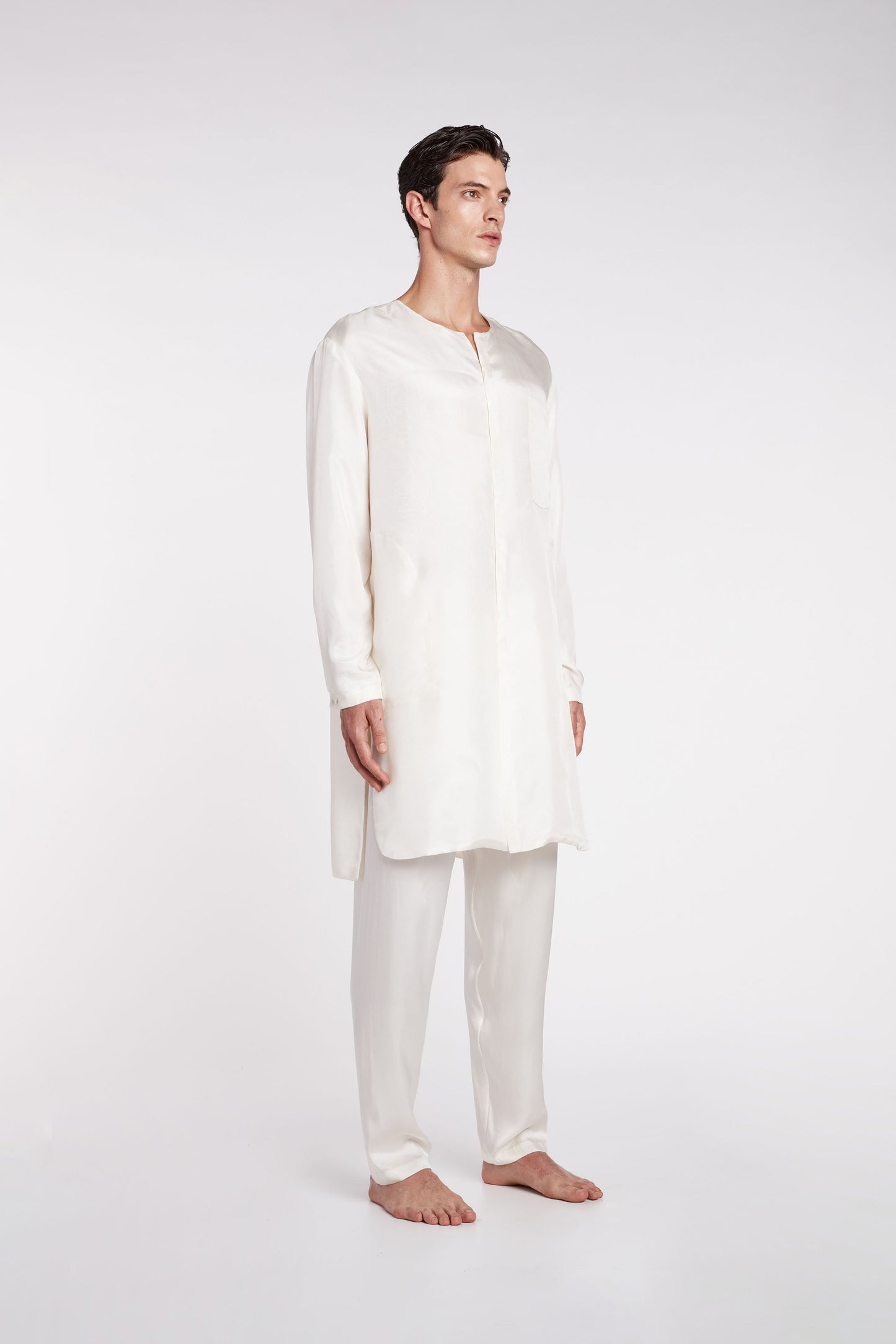 Philo Long Silk Shirt