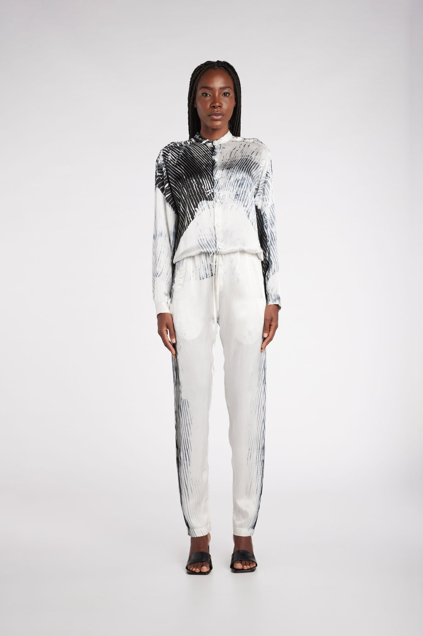 Maximus Silk Jumpsuit With Shibori Dye