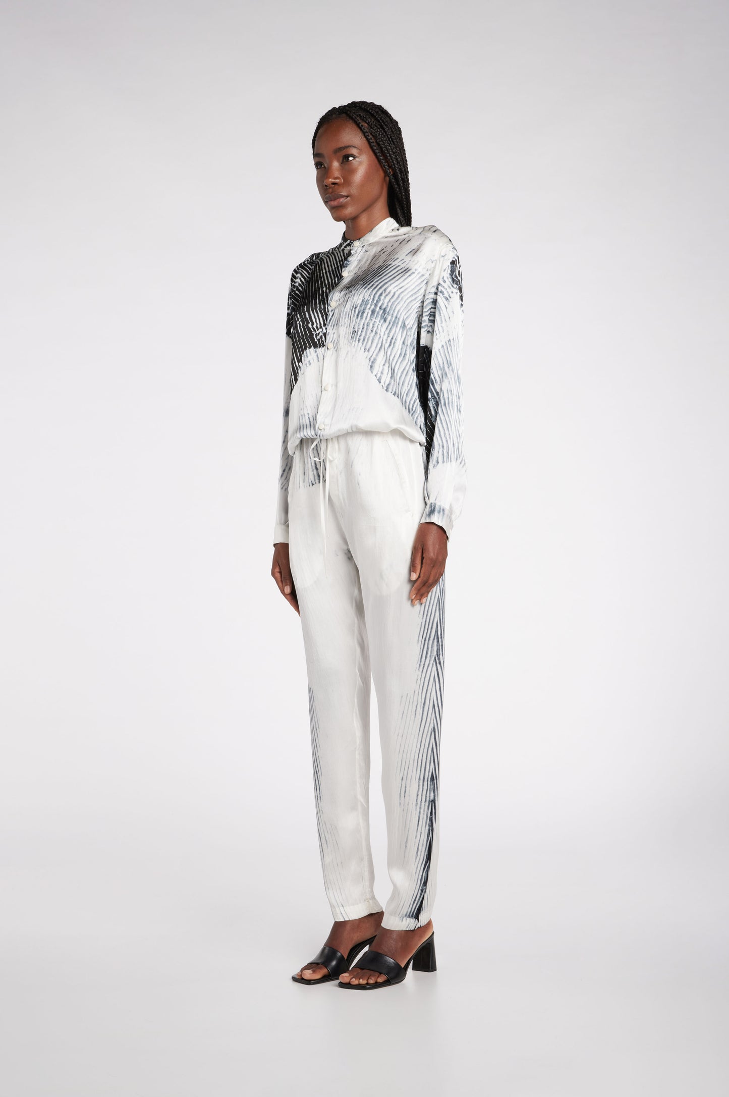Maximus Silk Jumpsuit With Shibori Dye