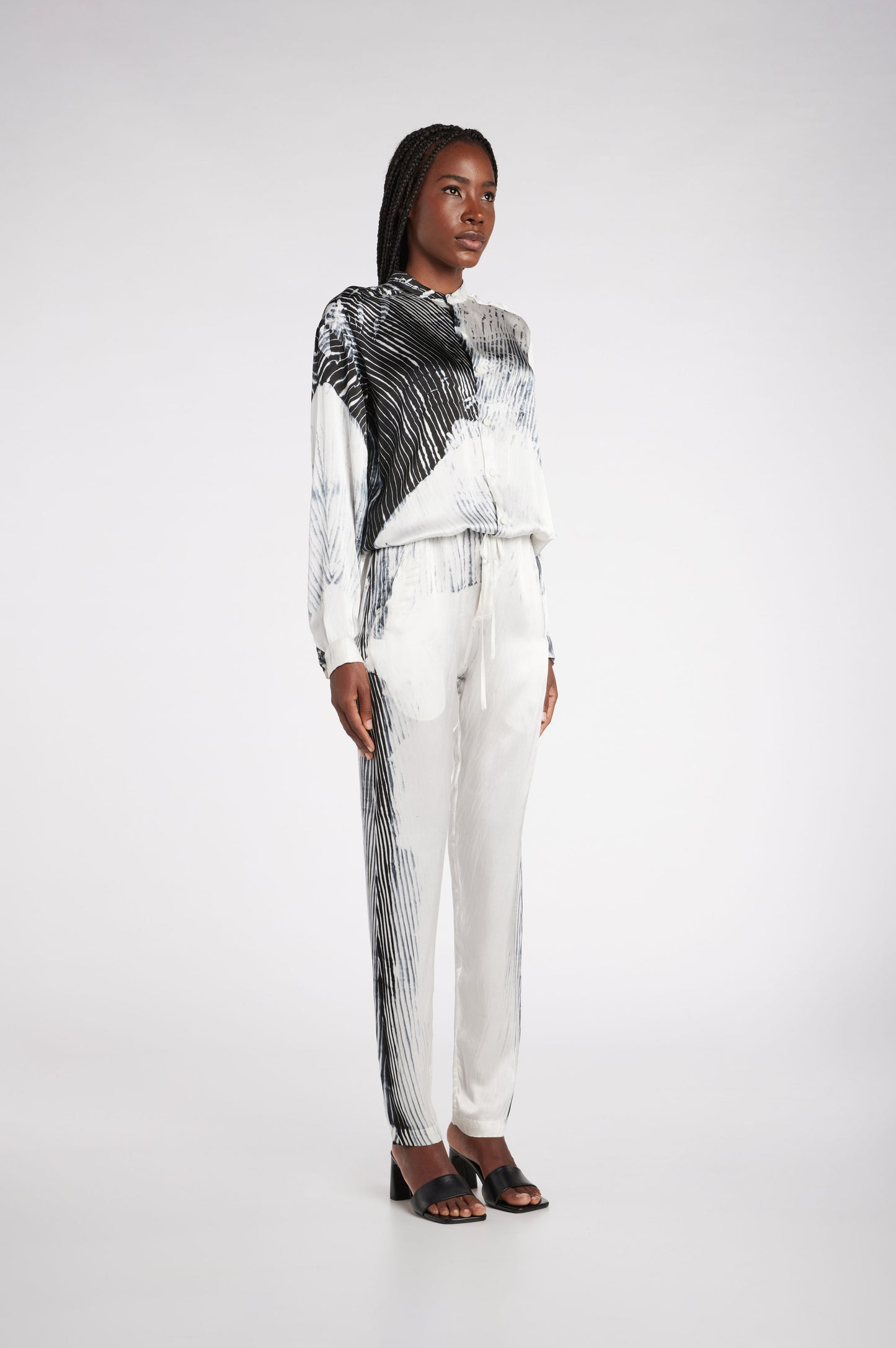 Maximus Silk Jumpsuit With Shibori Dye