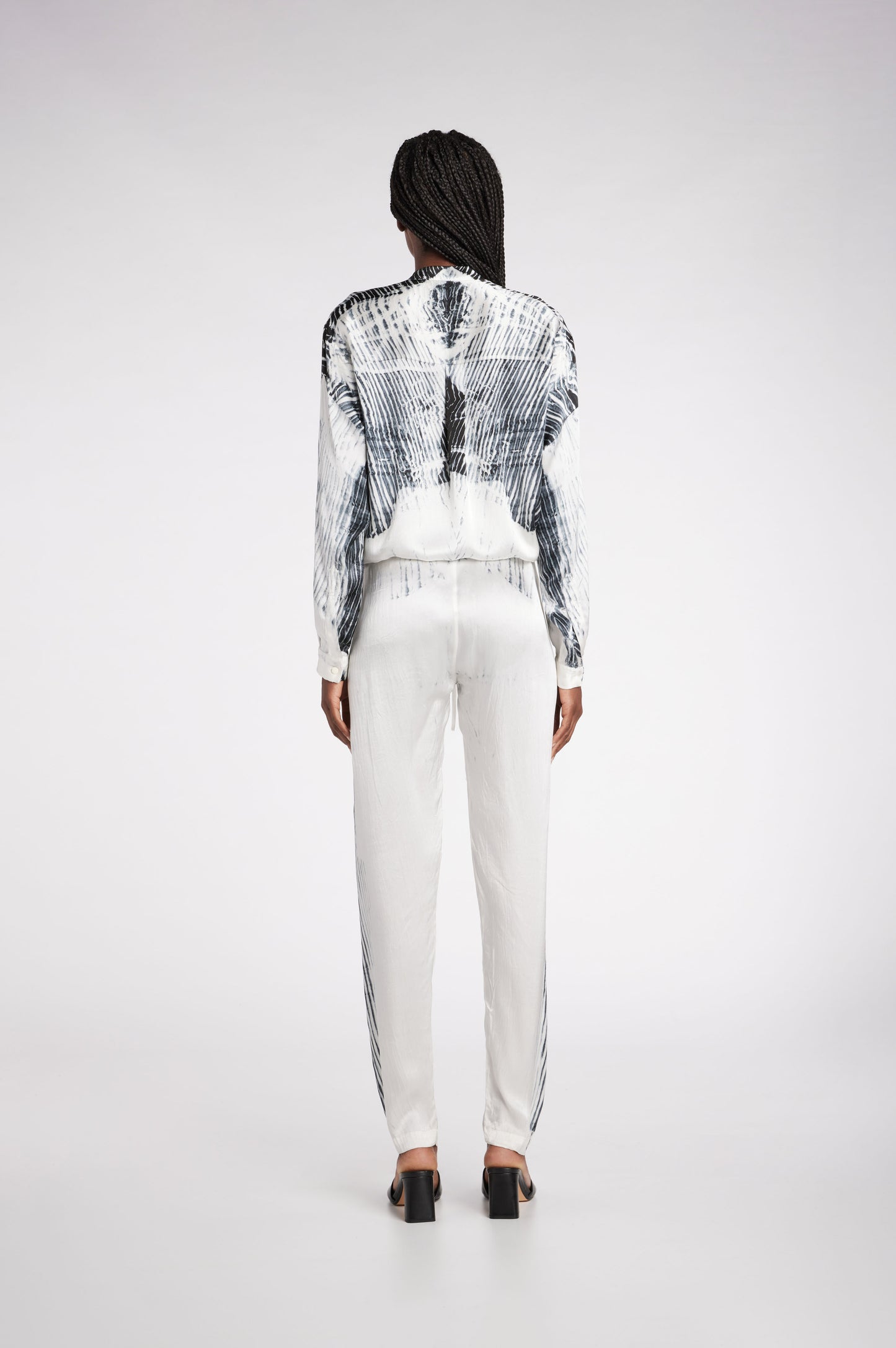 Maximus Silk Jumpsuit With Shibori Dye