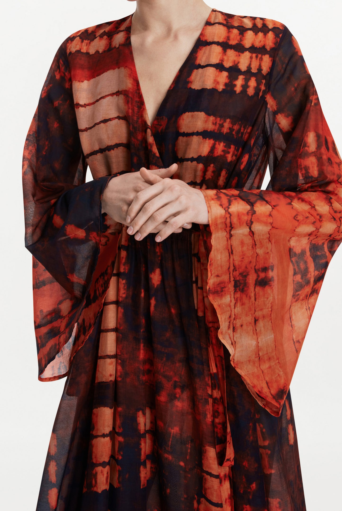 ADEIA DRESS ( EMBER CROC )