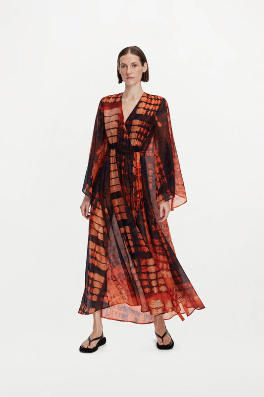 ADEIA DRESS ( EMBER CROC )