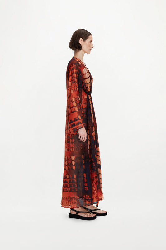 ADEIA DRESS ( EMBER CROC )