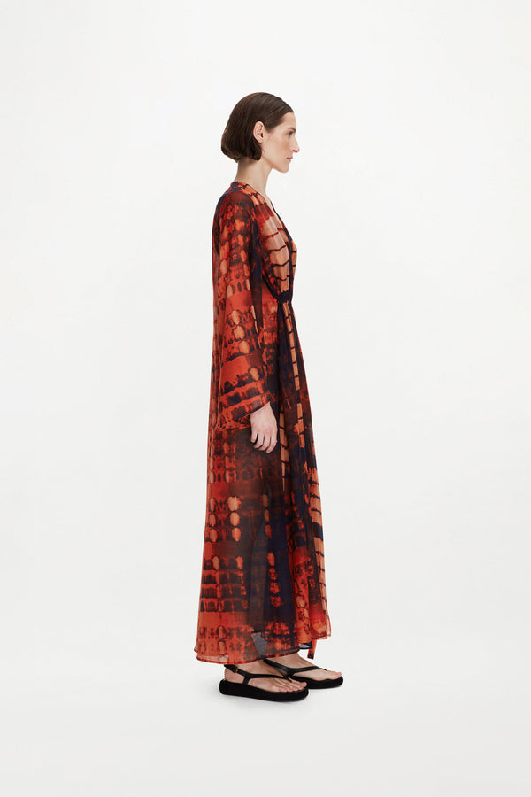 ADEIA DRESS ( EMBER CROC )