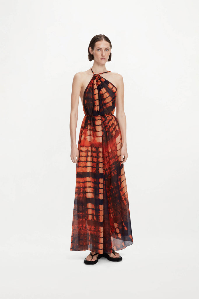 AMAYA DRESS ( EMBER CROC )