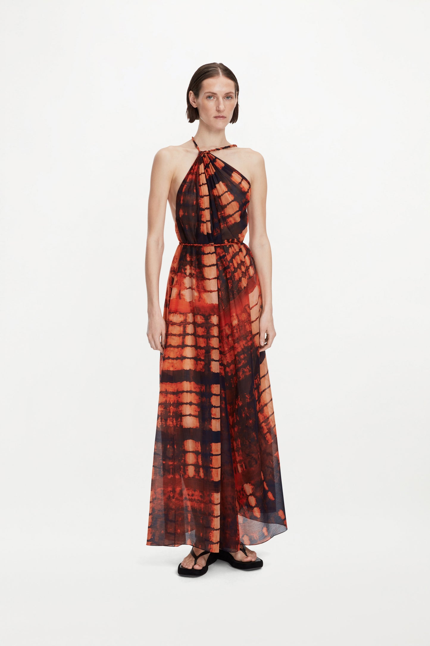AMAYA DRESS ( EMBER CROC )