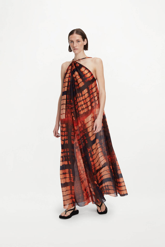 AMAYA DRESS ( EMBER CROC )