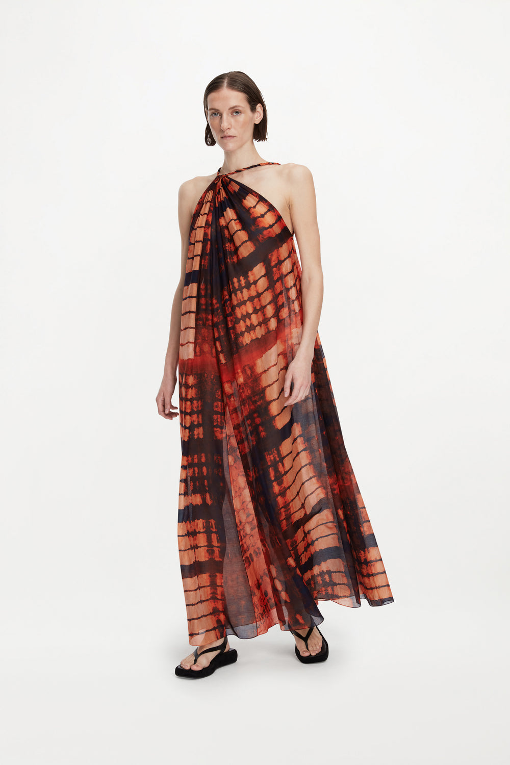 AMAYA DRESS ( EMBER CROC )