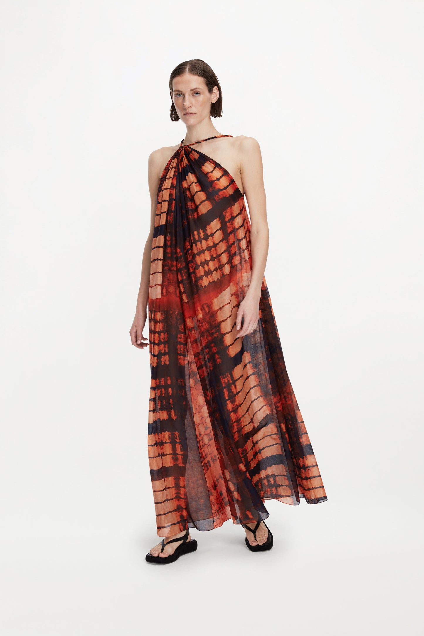 AMAYA DRESS ( EMBER CROC )