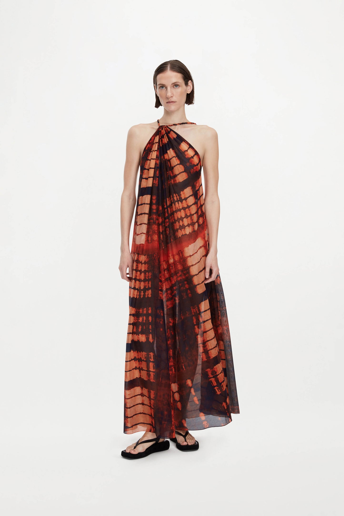 AMAYA DRESS ( EMBER CROC )