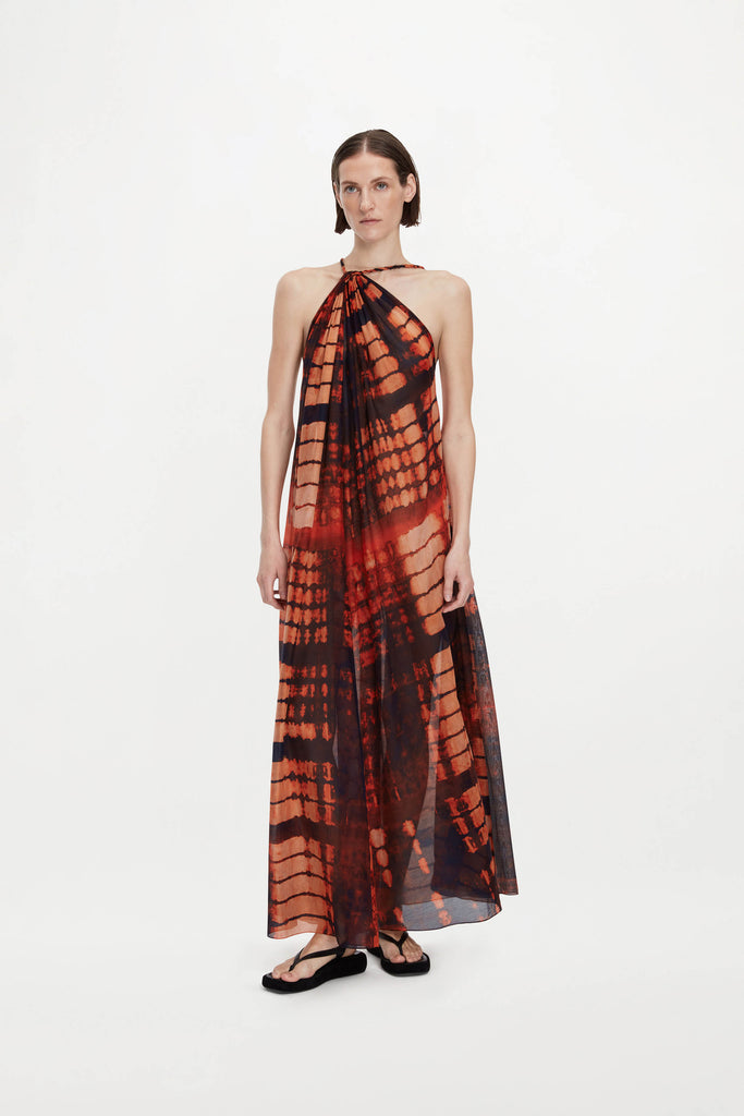 AMAYA DRESS ( EMBER CROC )