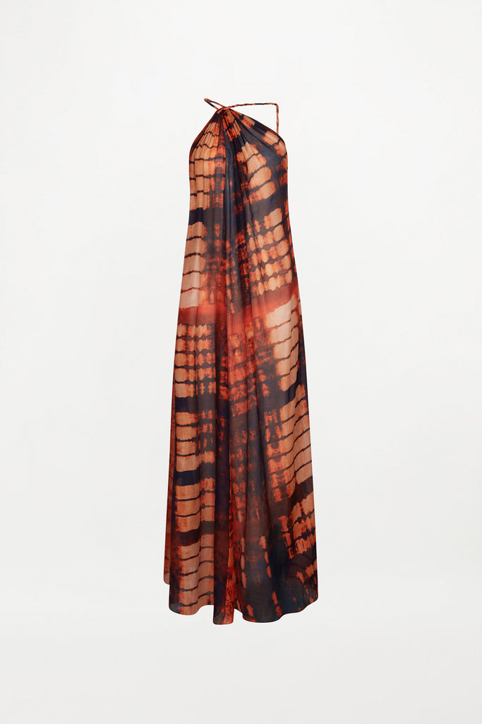 AMAYA DRESS ( EMBER CROC )