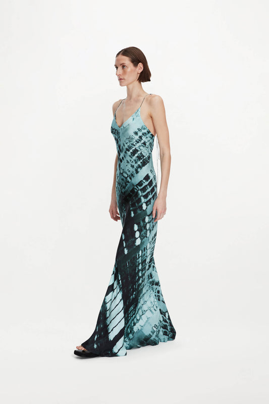 ARRIA DRESS ( NOCTURNE CROC )