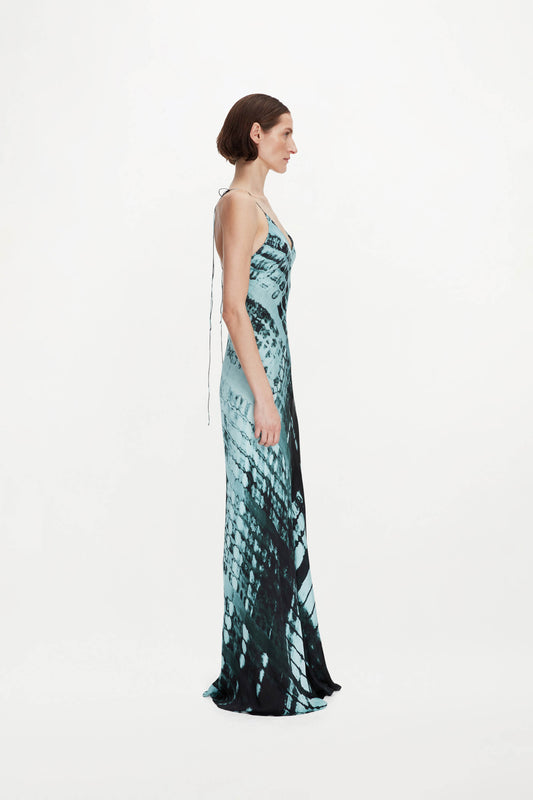 ARRIA DRESS ( NOCTURNE CROC )