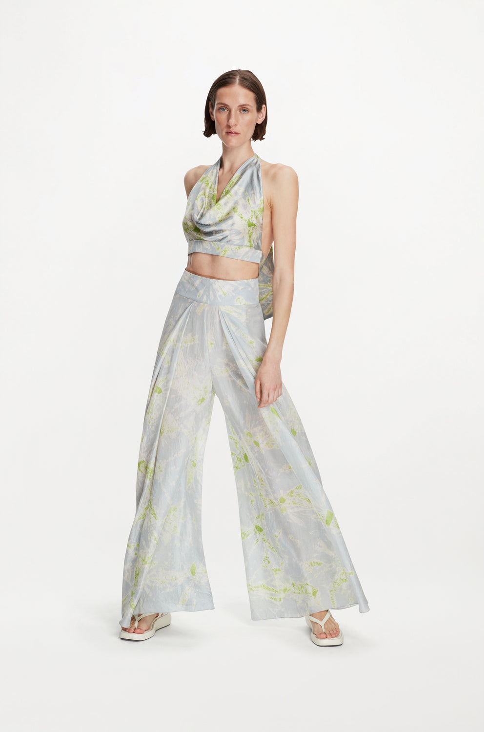CYBELLE TROUSERS ( LIME BLOOM )