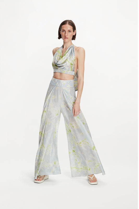 CYBELLE TROUSERS ( LIME BLOOM )