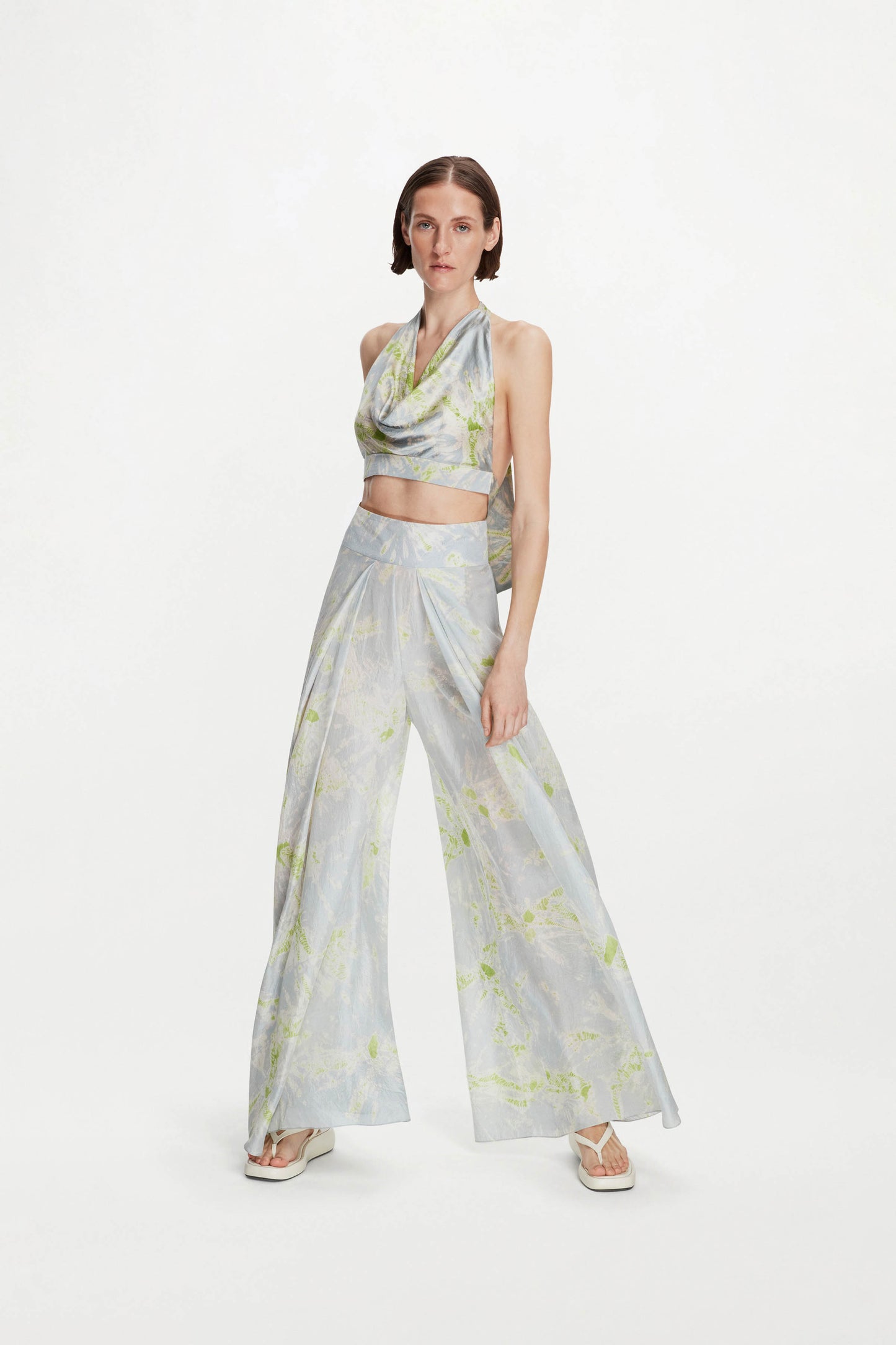 CYBELLE TROUSERS ( LIME BLOOM )