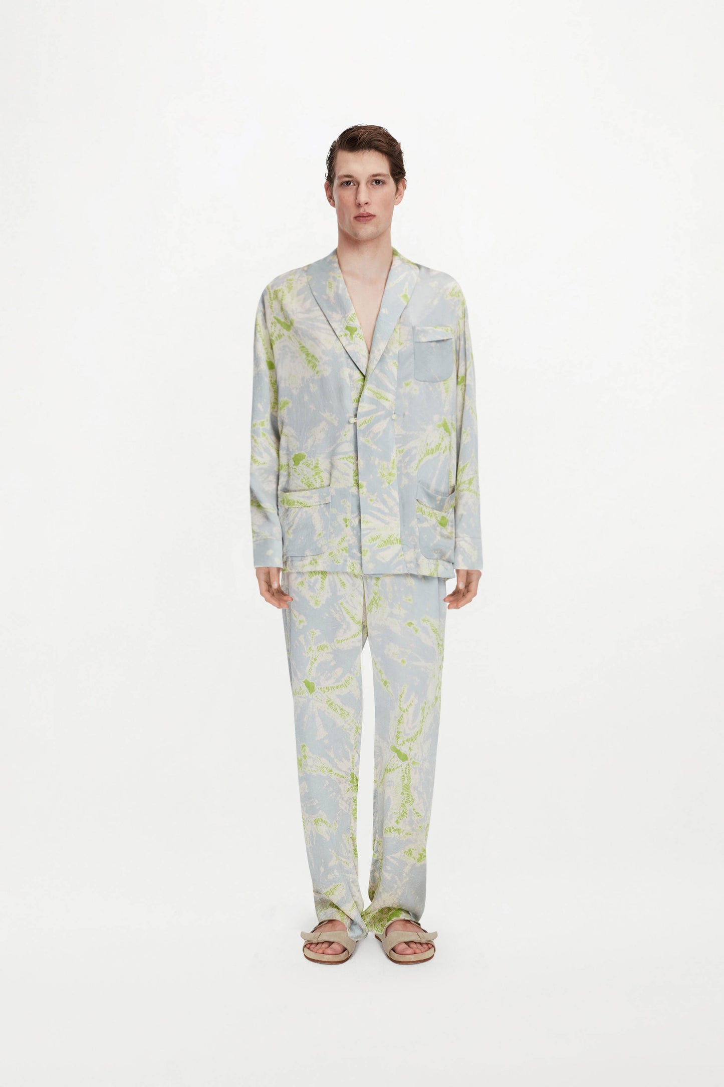 GILBERT TROUSERS ( LIME BLOOM )