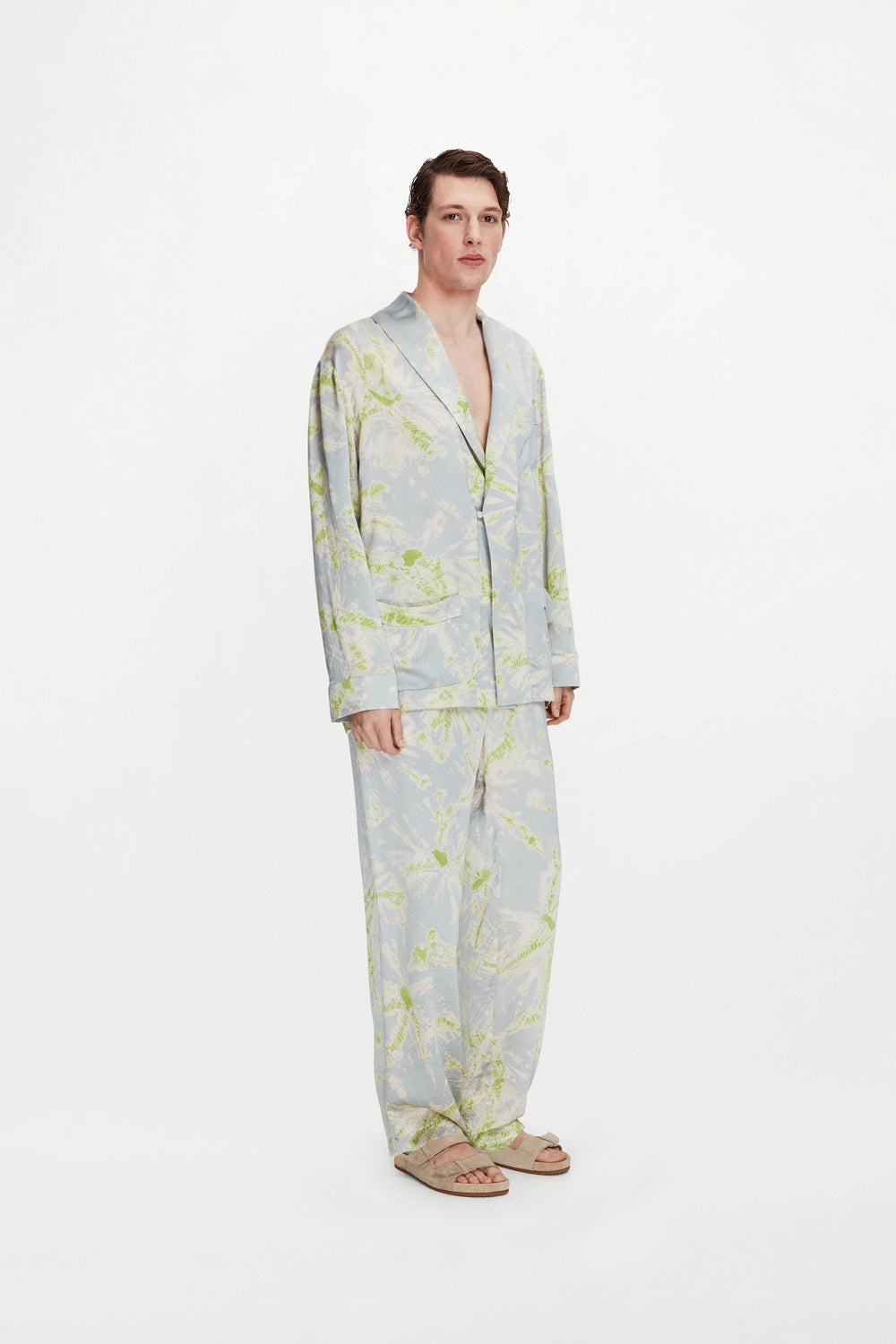 GILBERT TROUSERS ( LIME BLOOM )