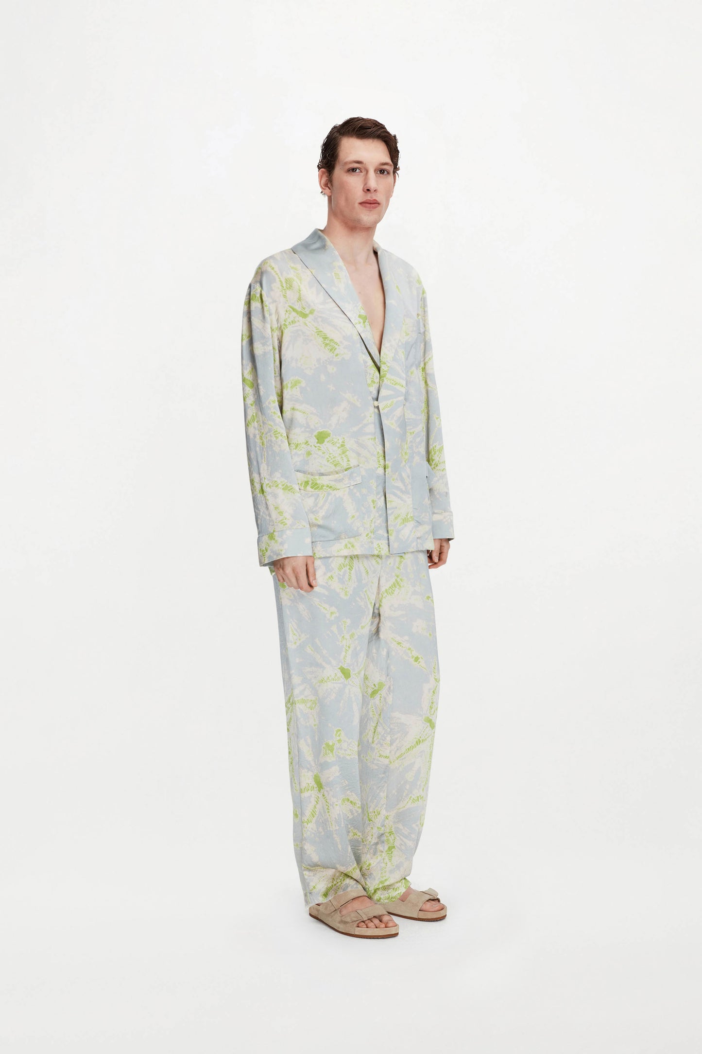 GILBERT TROUSERS ( LIME BLOOM )