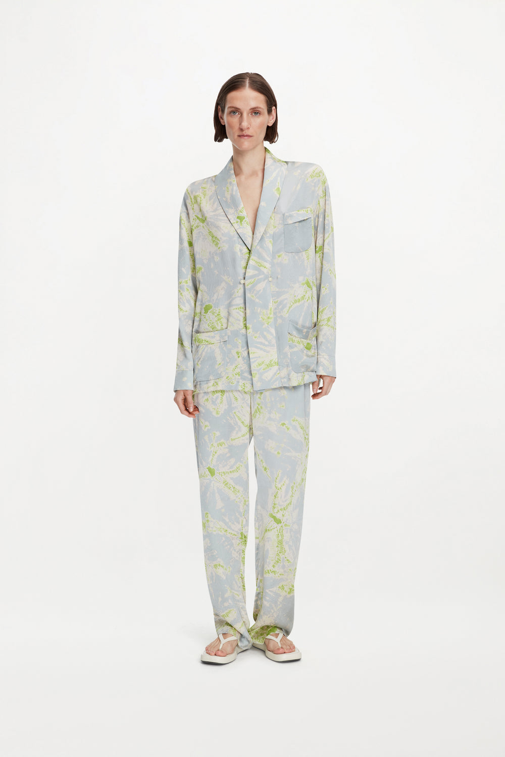 GILBERT TROUSERS ( LIME BLOOM )