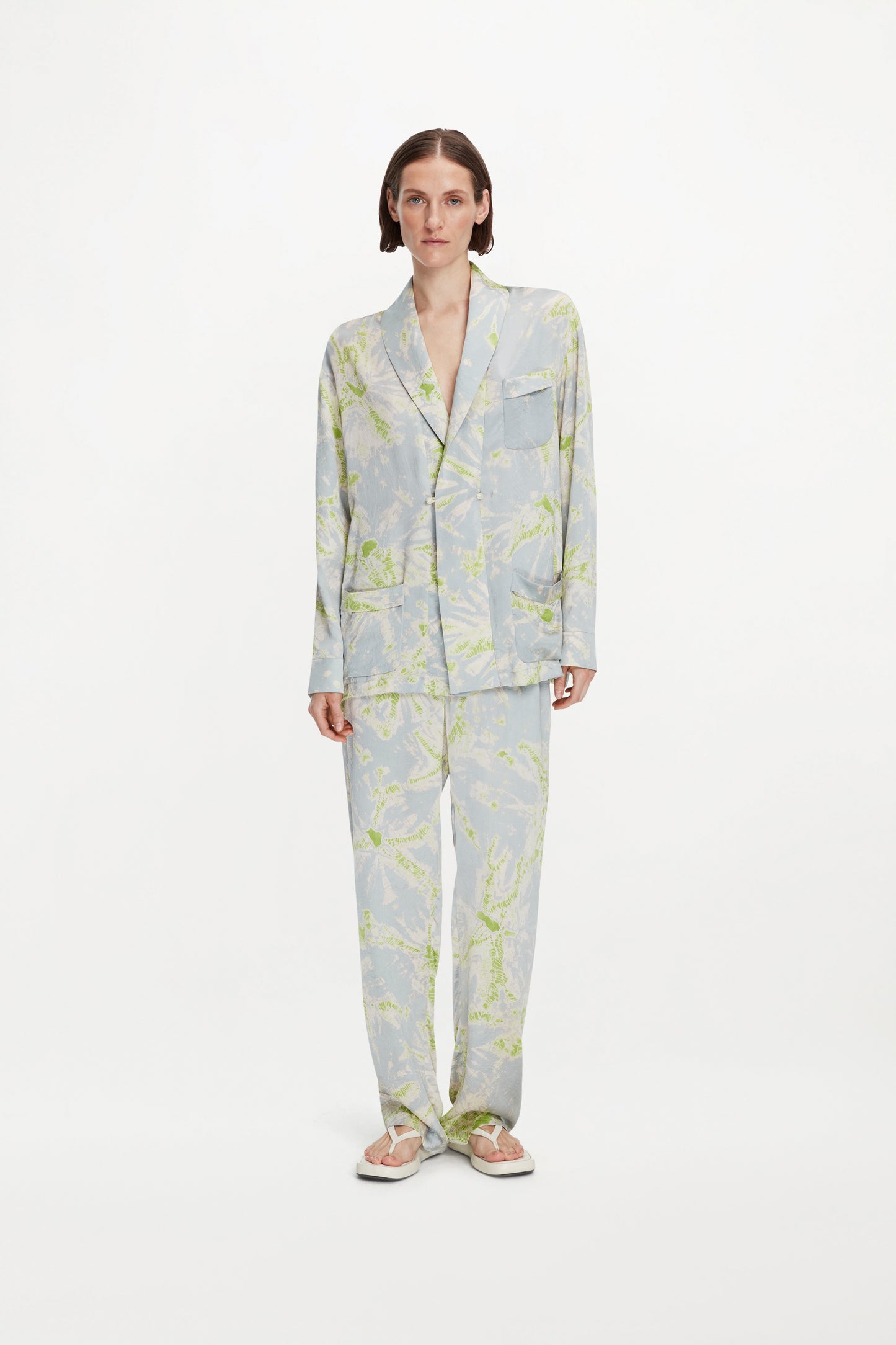 GILBERT TROUSERS ( LIME BLOOM )