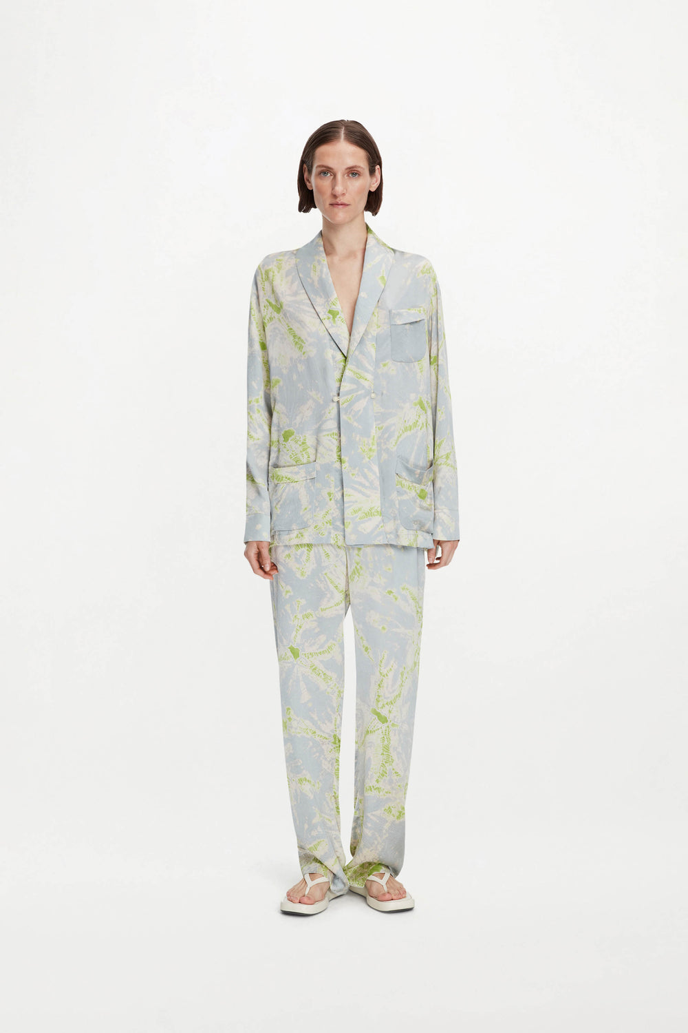 GILBERT TROUSERS ( LIME BLOOM )