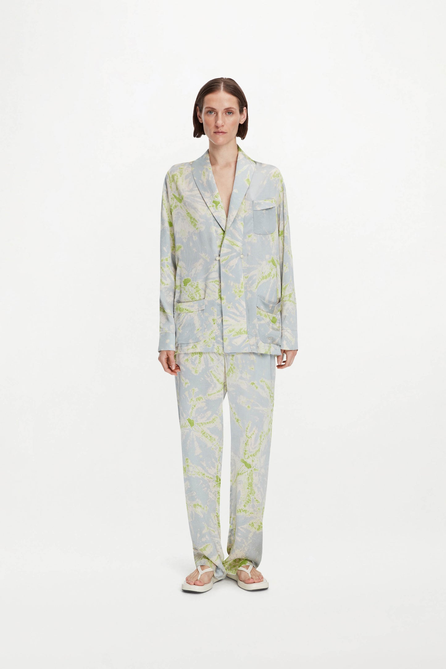 GILBERT TROUSERS ( LIME BLOOM )