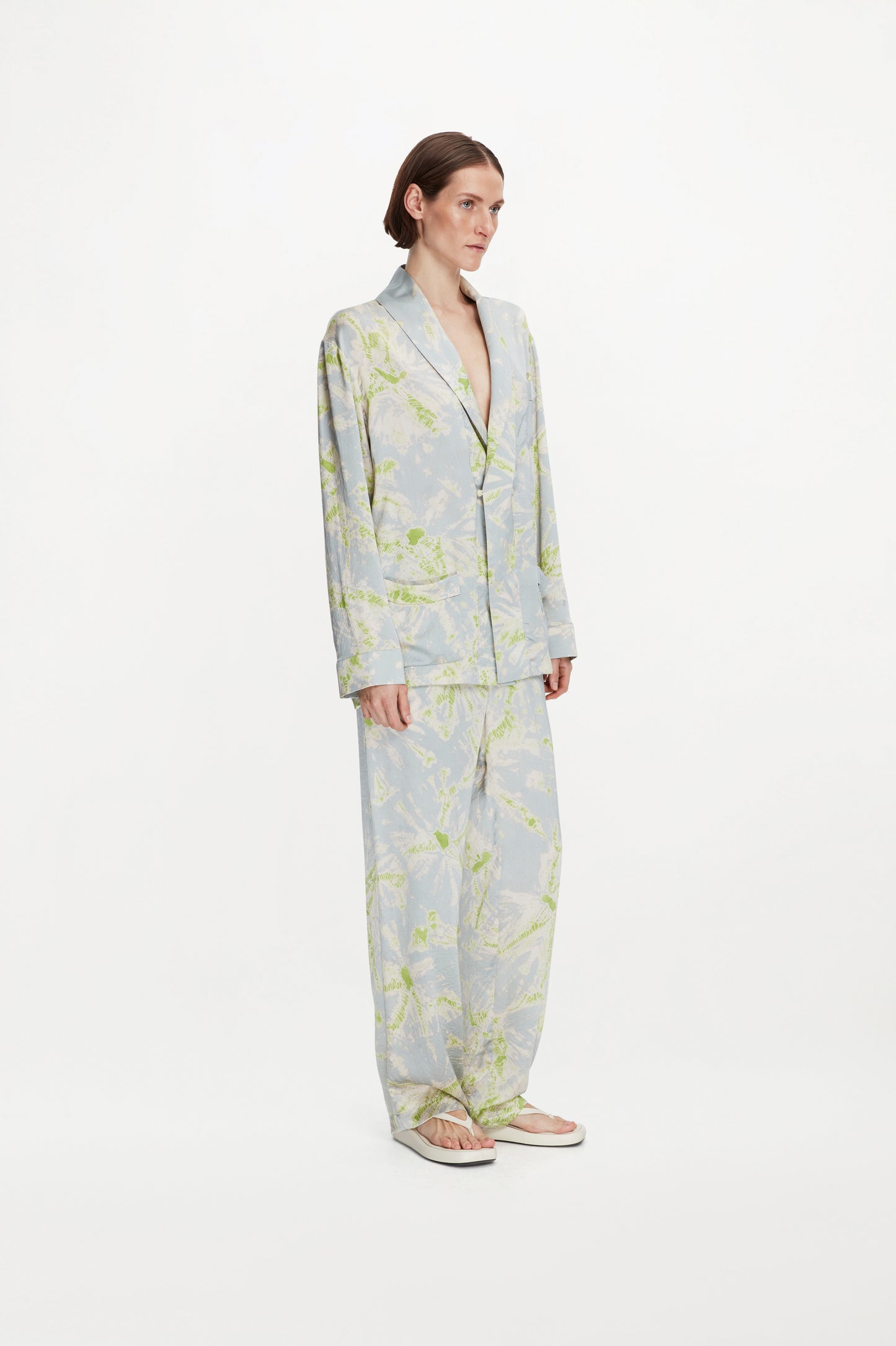 GILBERT TROUSERS ( LIME BLOOM )