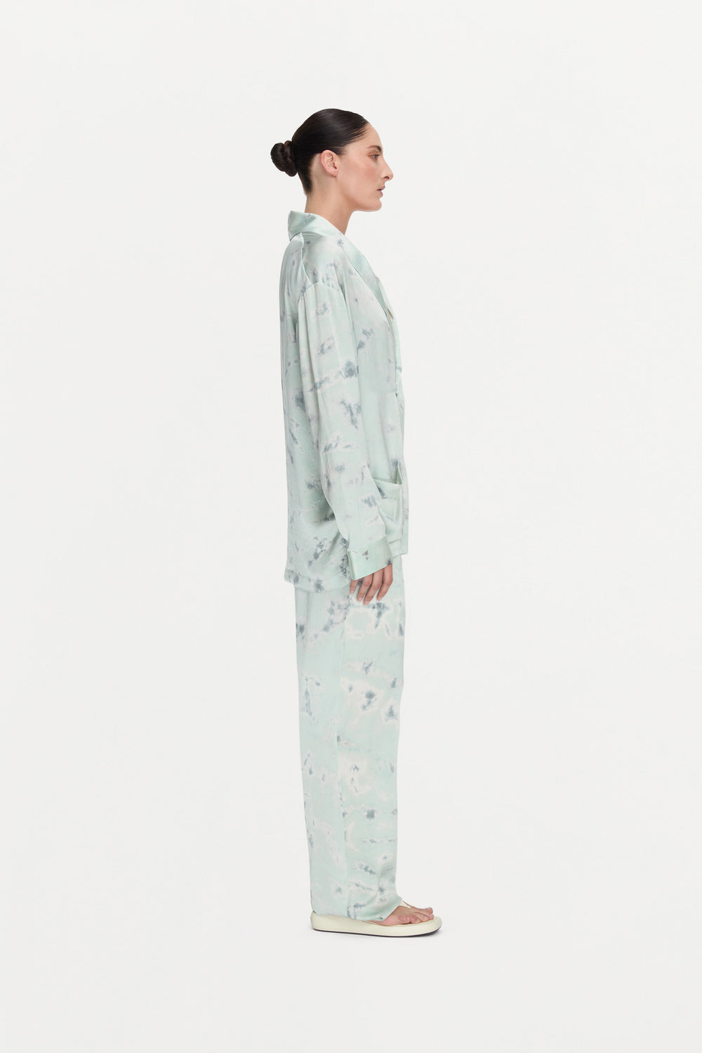 GILBERT TROUSERS ( MINT GREY )