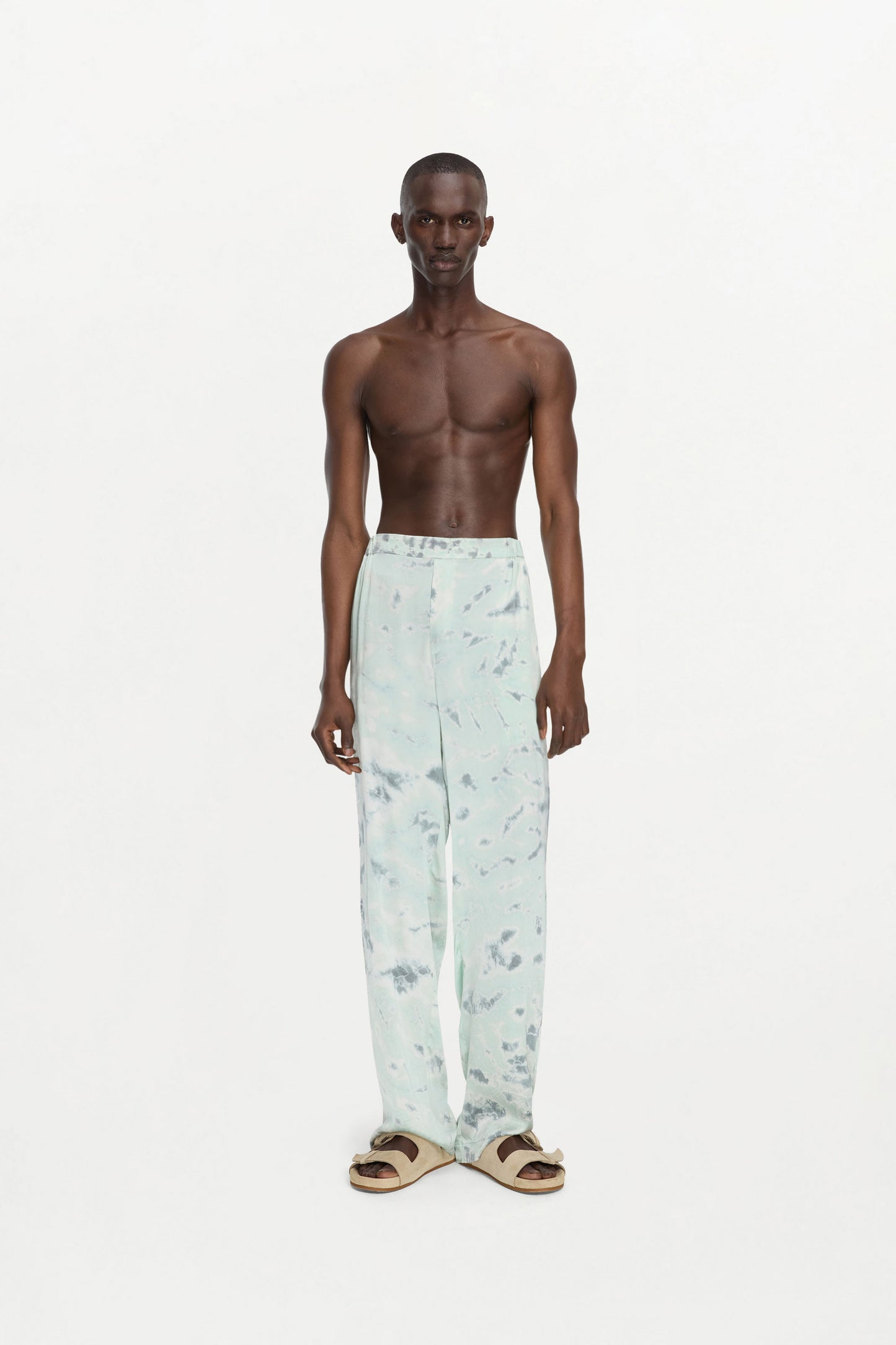 GILBERT TROUSERS ( MINT GREY )